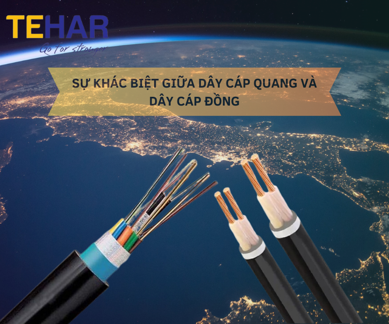 Dây cáp quang và cáp đồng: Sự khác biệt là gì?